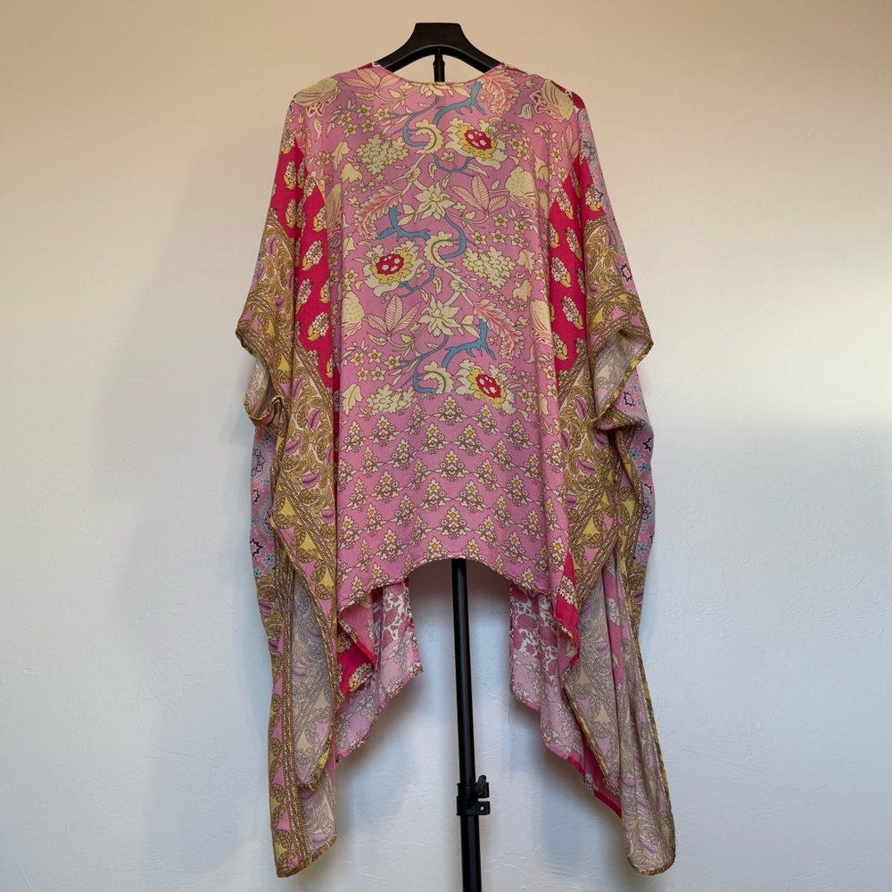 Elizabeth Gillett Boho Patchwork Kimono Duster OS - Picture 6 of 8